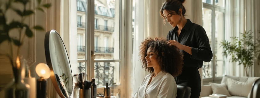 Coiffure à domicile à Paris